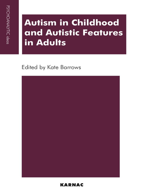 Cover image for Autism in Childhood and Autistic Features in Adults